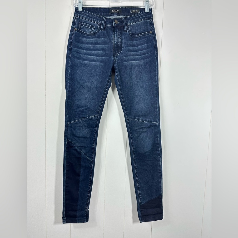 Buffalo David Bitton Hope Skinny Jeans Women Size 26 Dark Blue Denim Pants
